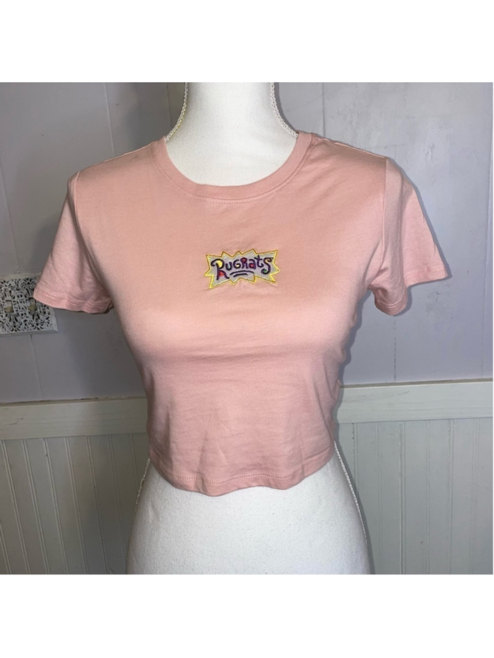 RUGRATS 90s Style Crop Top, baby tee, Graphic Tee - Picture 2 of 9